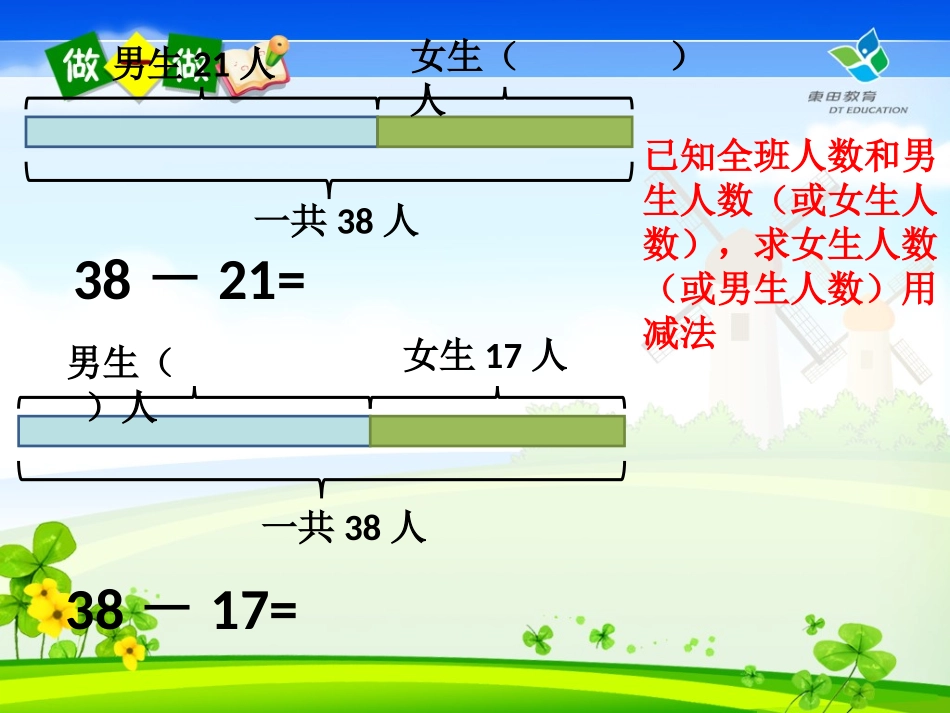 新人教版数学四年级下册加减法的意义和各部分间的关系_第3页