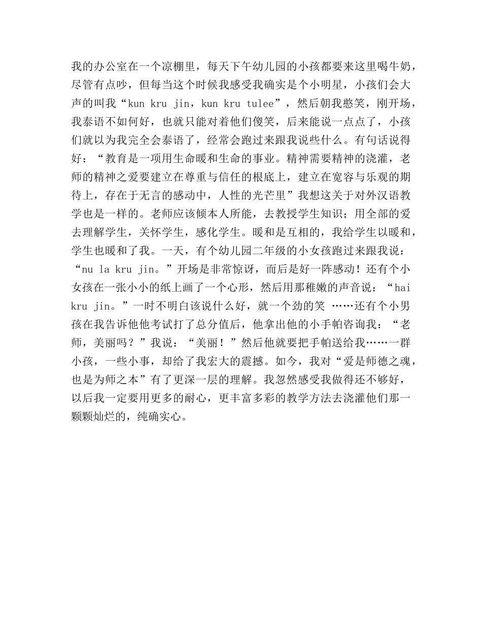 泰国教学工作参考总结（通用） _第3页
