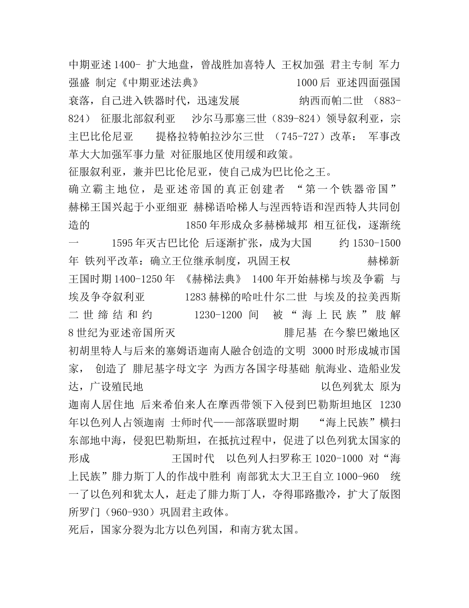 世界上古史（早期文明） _第3页