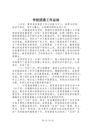 学校团委工作总结 (27)