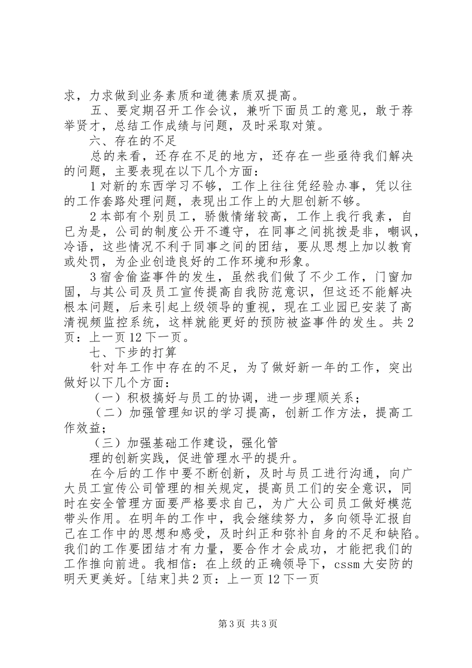 20XX年个人年底工作总结报告[1]_第3页