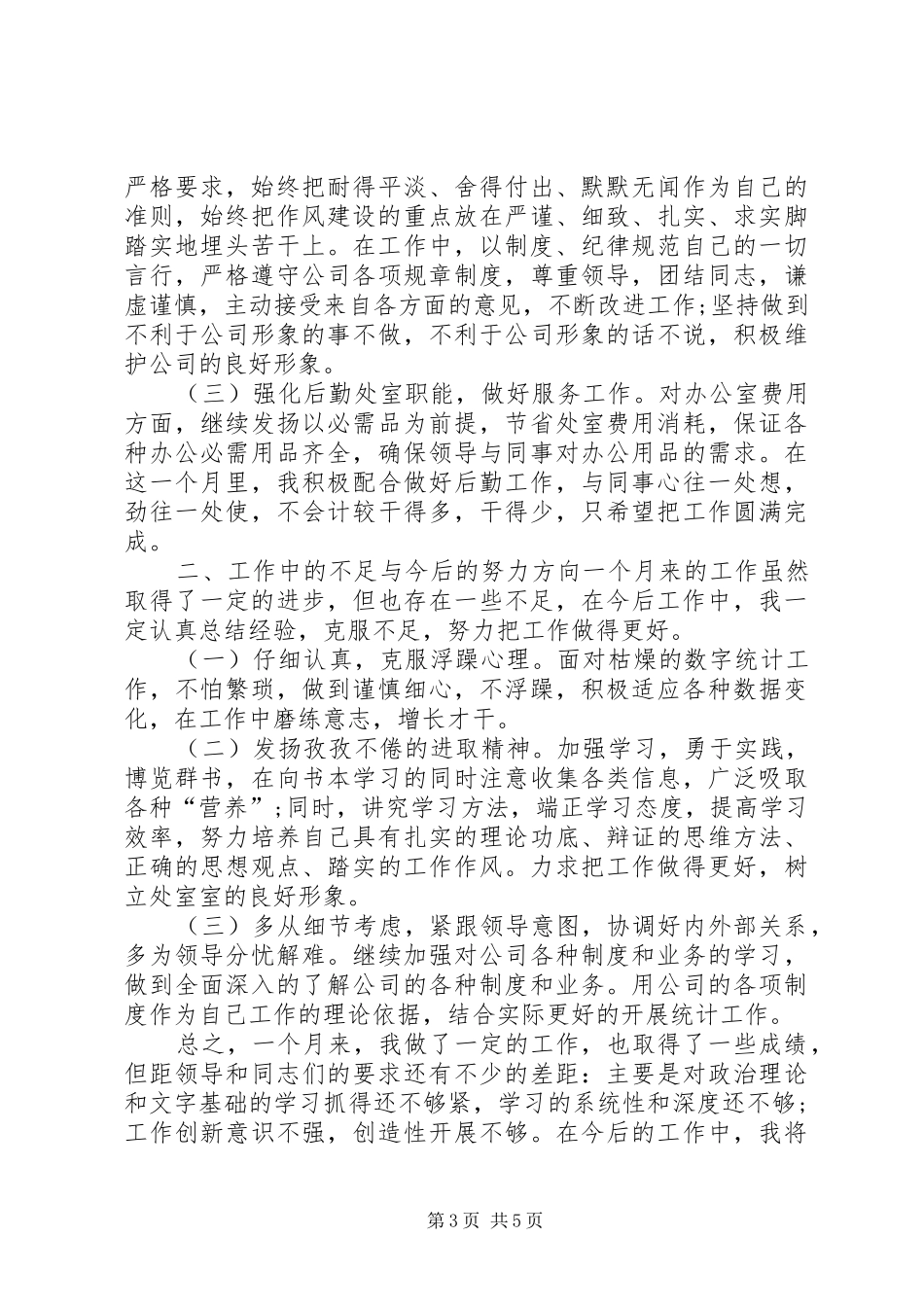 XX年个人工作总结[20XX年统计工作总结范文]_第3页