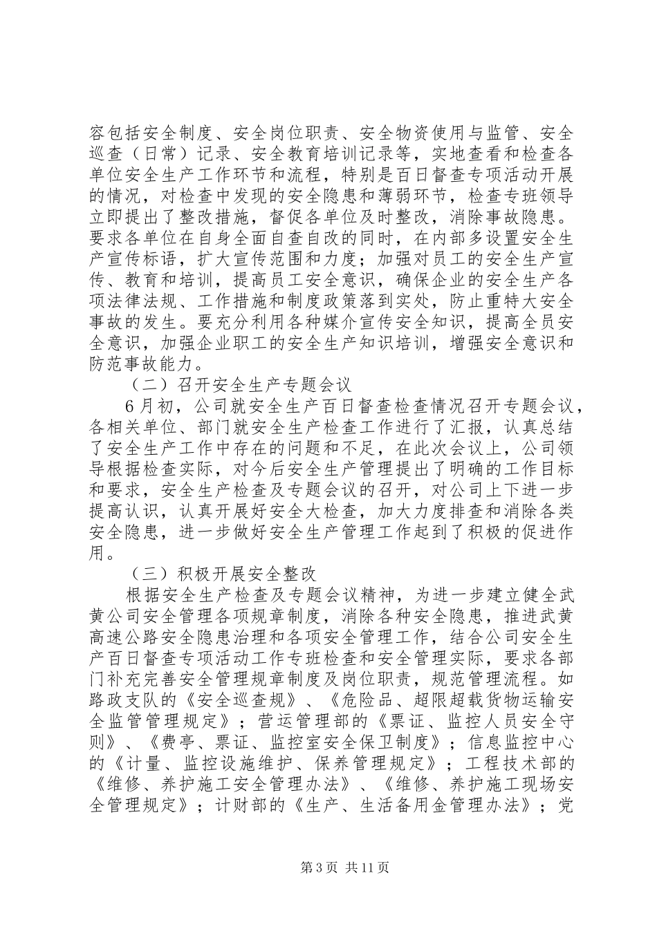 安全生产百日督查总结 _第3页