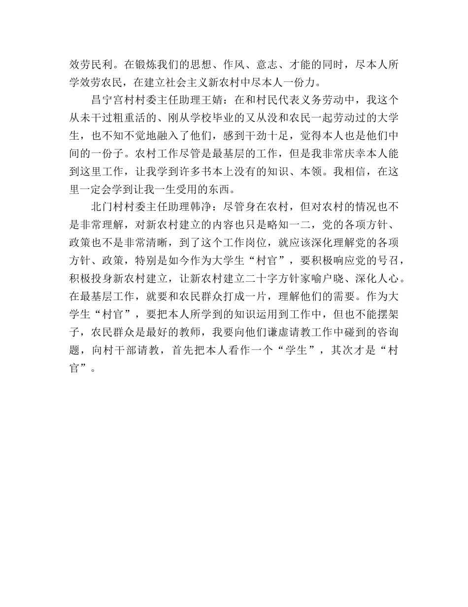下派大学生月末参考总结（通用） _第2页