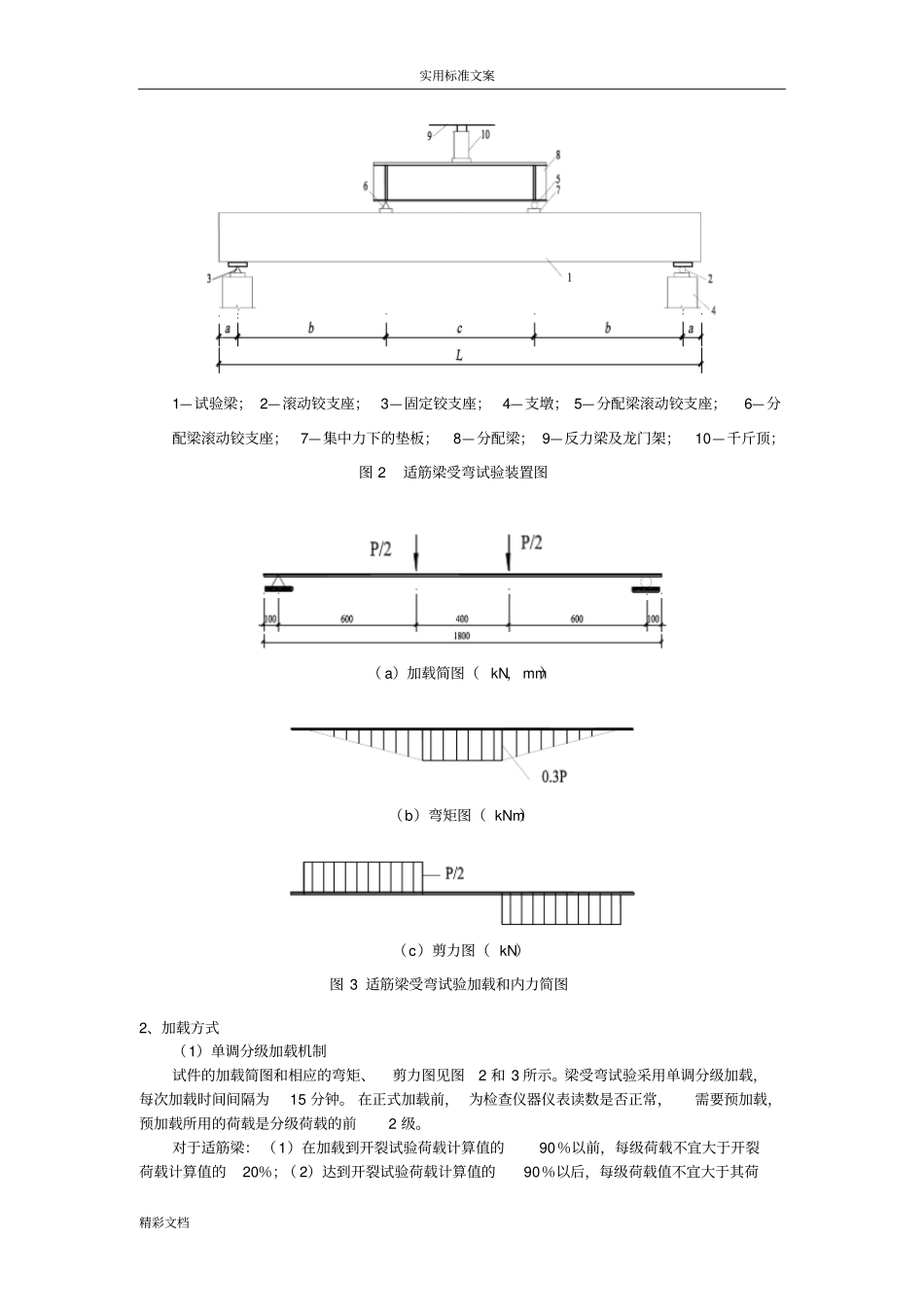 适筋梁受弯性能试验_第2页