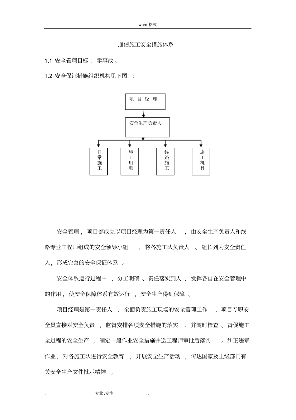 通信施工安全措施体系_第1页