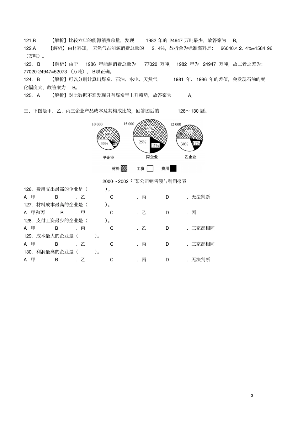 通用-券商笔试最新行测部分--资料分析题库_第3页