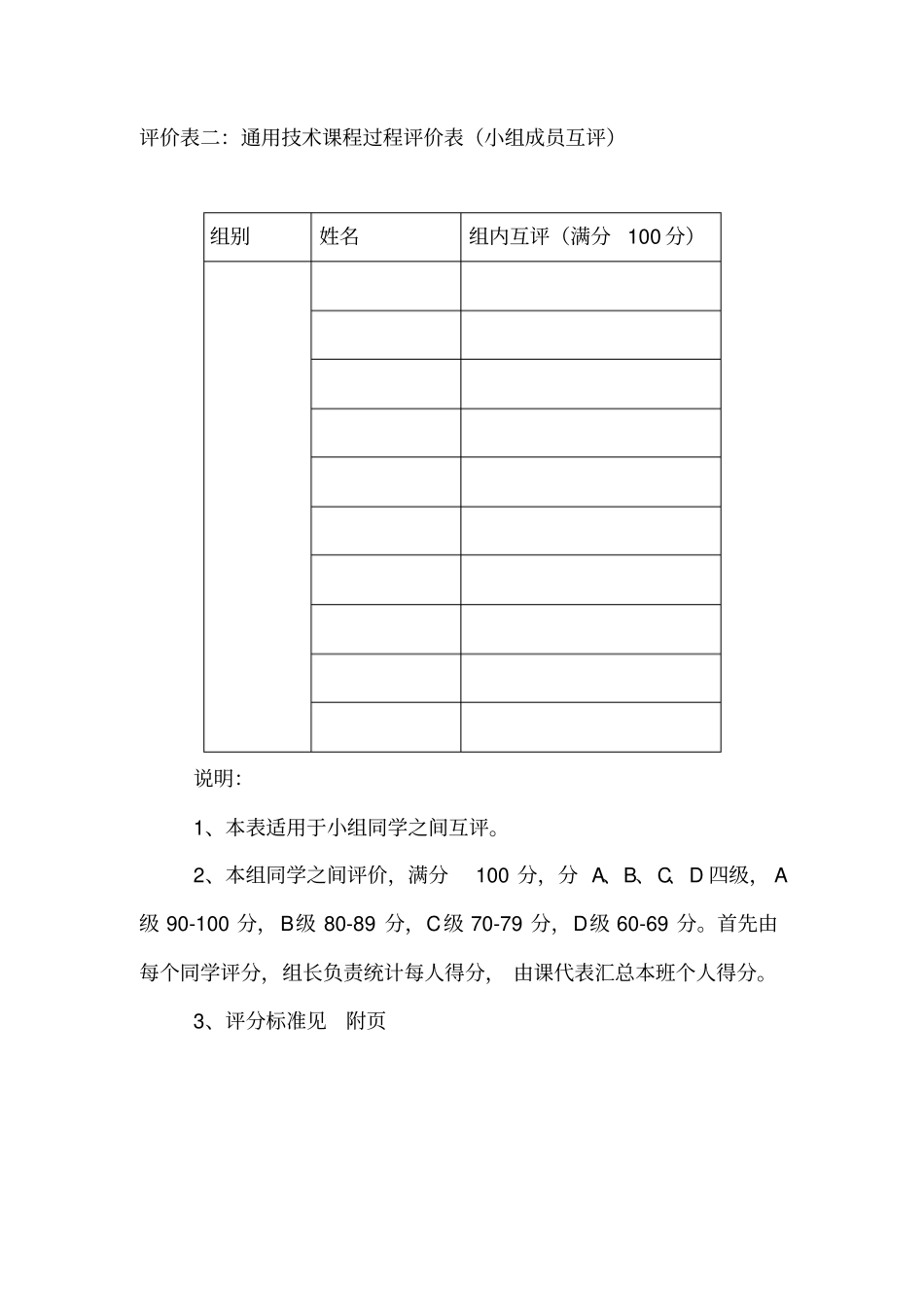 通用技术学生设计制作作品评分说明_第3页
