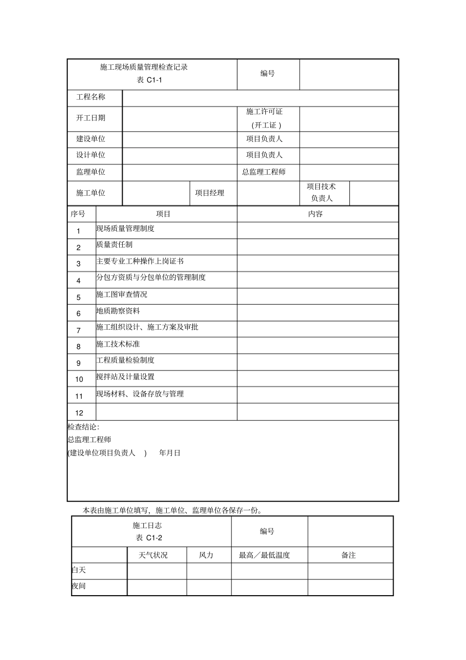 通风及空调工程施工技术资料_第1页