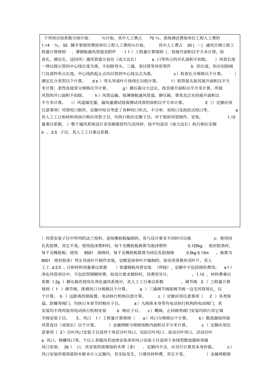 通风空调工程定额计价_第2页