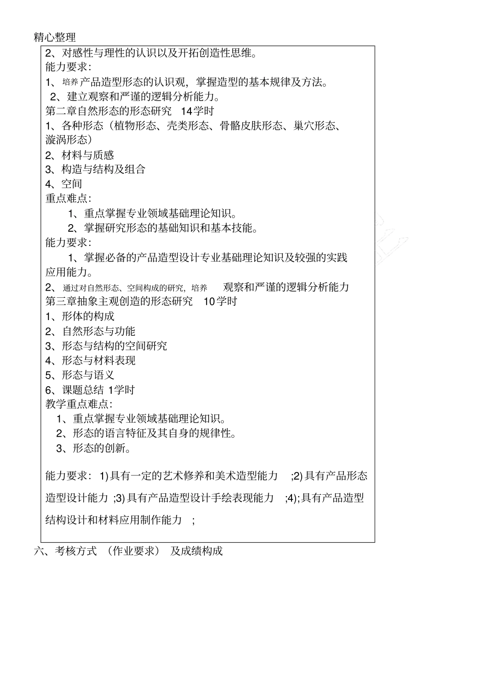 造型基础教学指导大纲_第3页