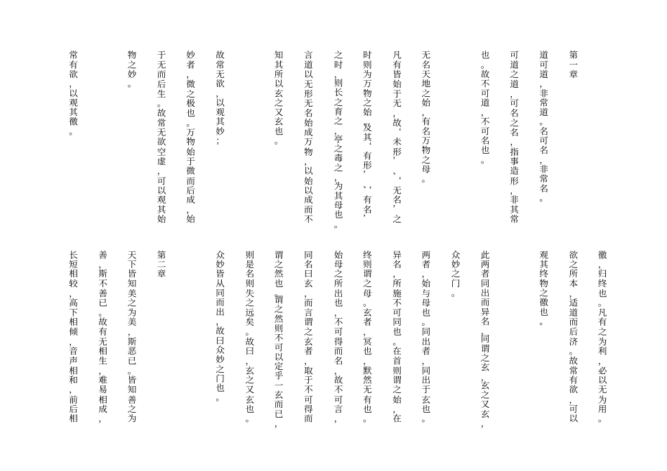 道德经王弼注版_第2页
