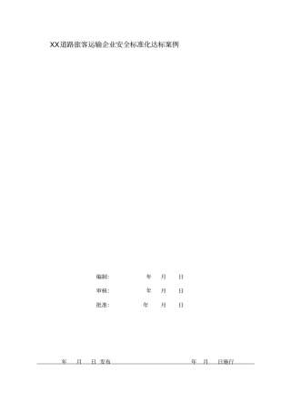 道路旅客运输企业安全生产案例-精品