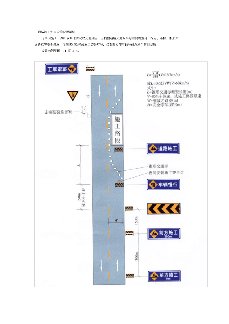 道路施工安全设施设置示例_第1页