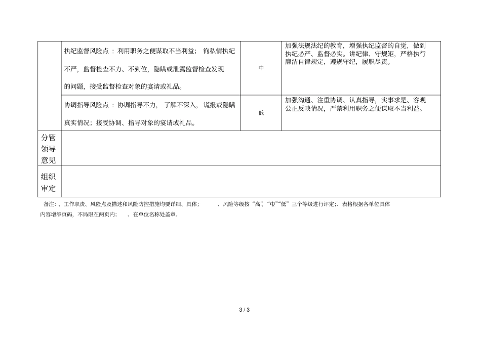 部门廉政风险防控登记表_第3页