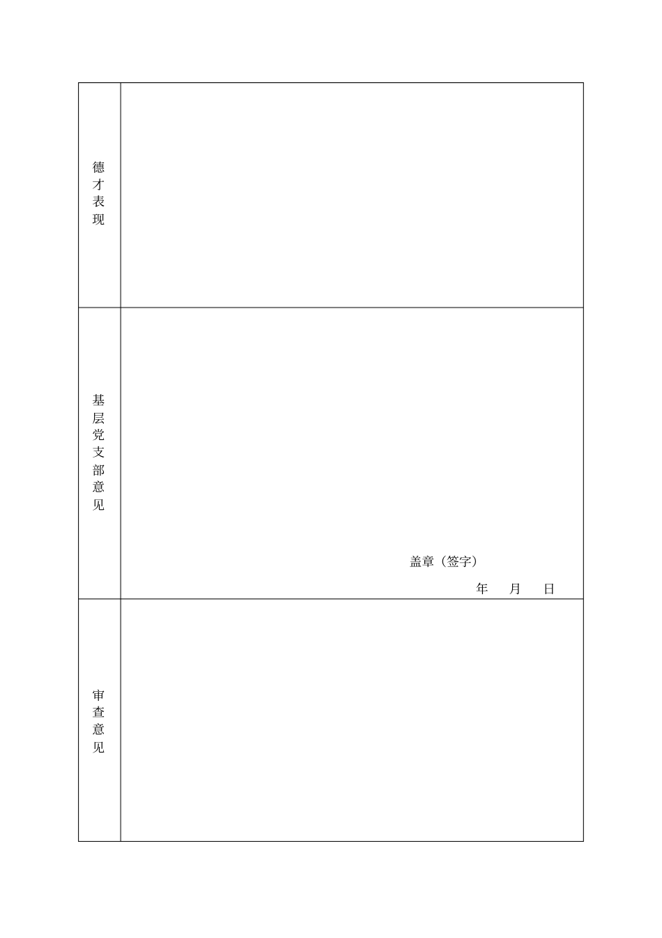 部队常用表格_第2页