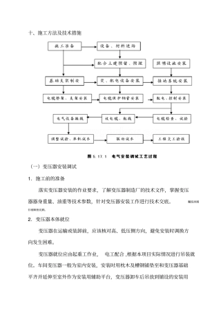 配电工程施工方案