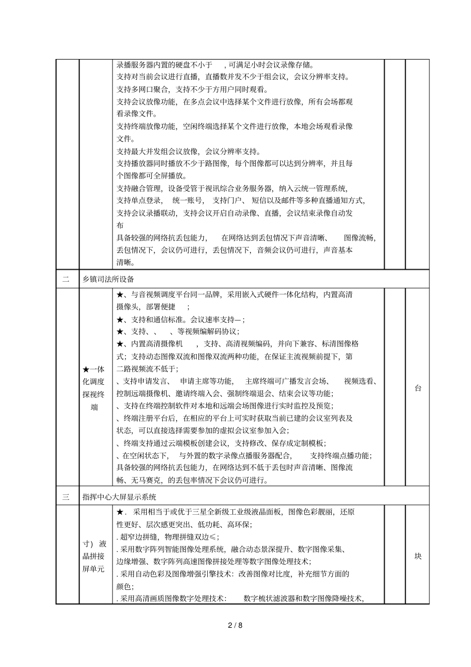 采购参数及技术要求_第2页