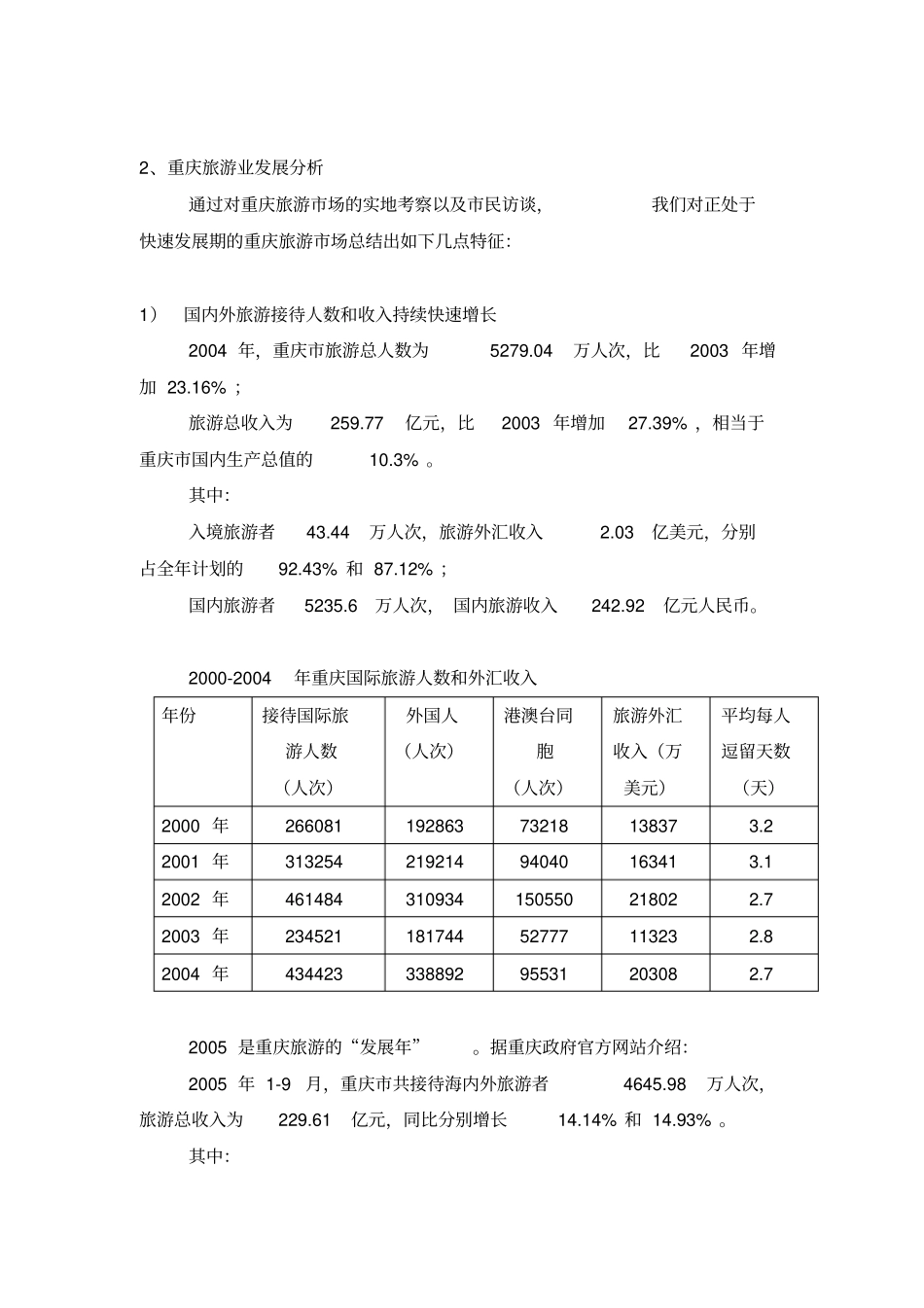 重庆旅游场发展状况分析_第3页
