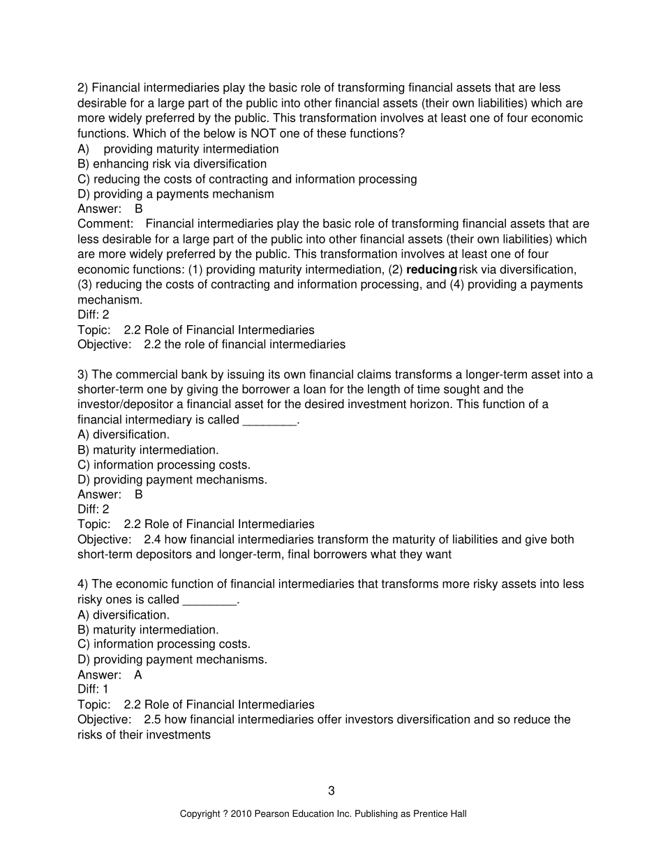金融场与金融机构基础FabozziChapter02_第3页