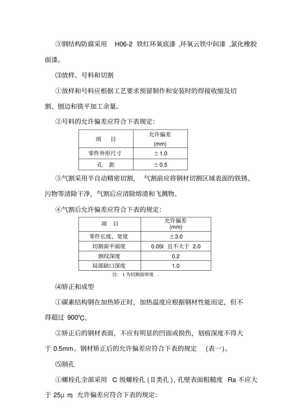 钢平台、沟盖板制安施工方案设计2_第2页