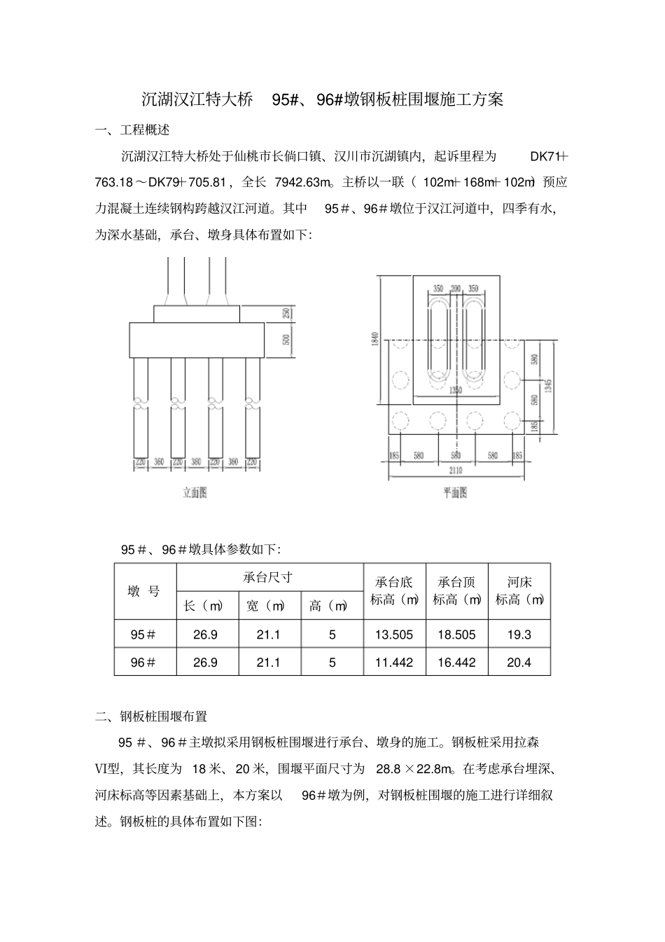 钢板桩围堰施工组织设计_第2页