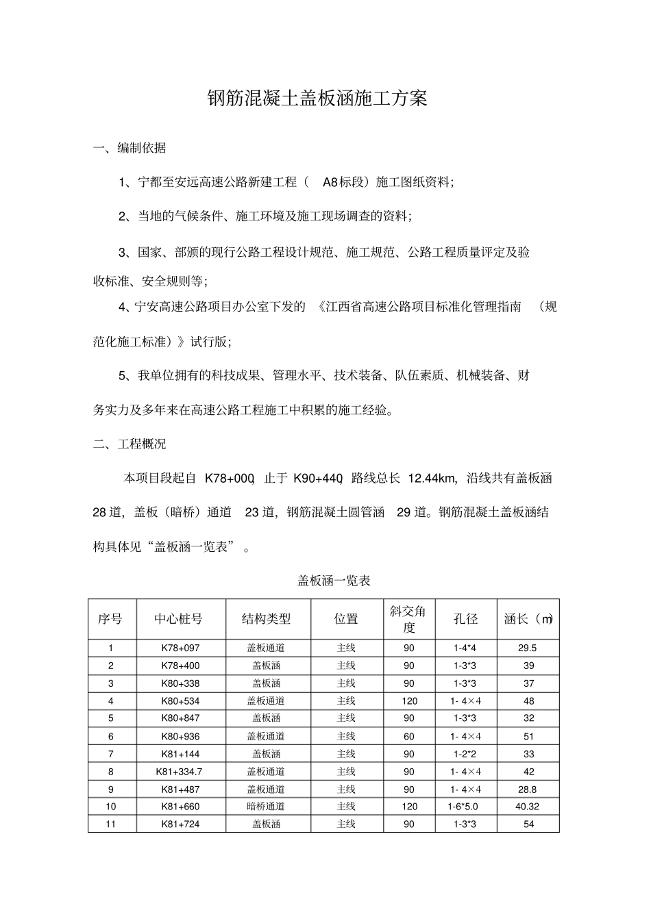 钢筋混凝土盖板涵施工方案_第3页