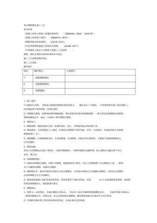 钢筋绑扎施工工艺