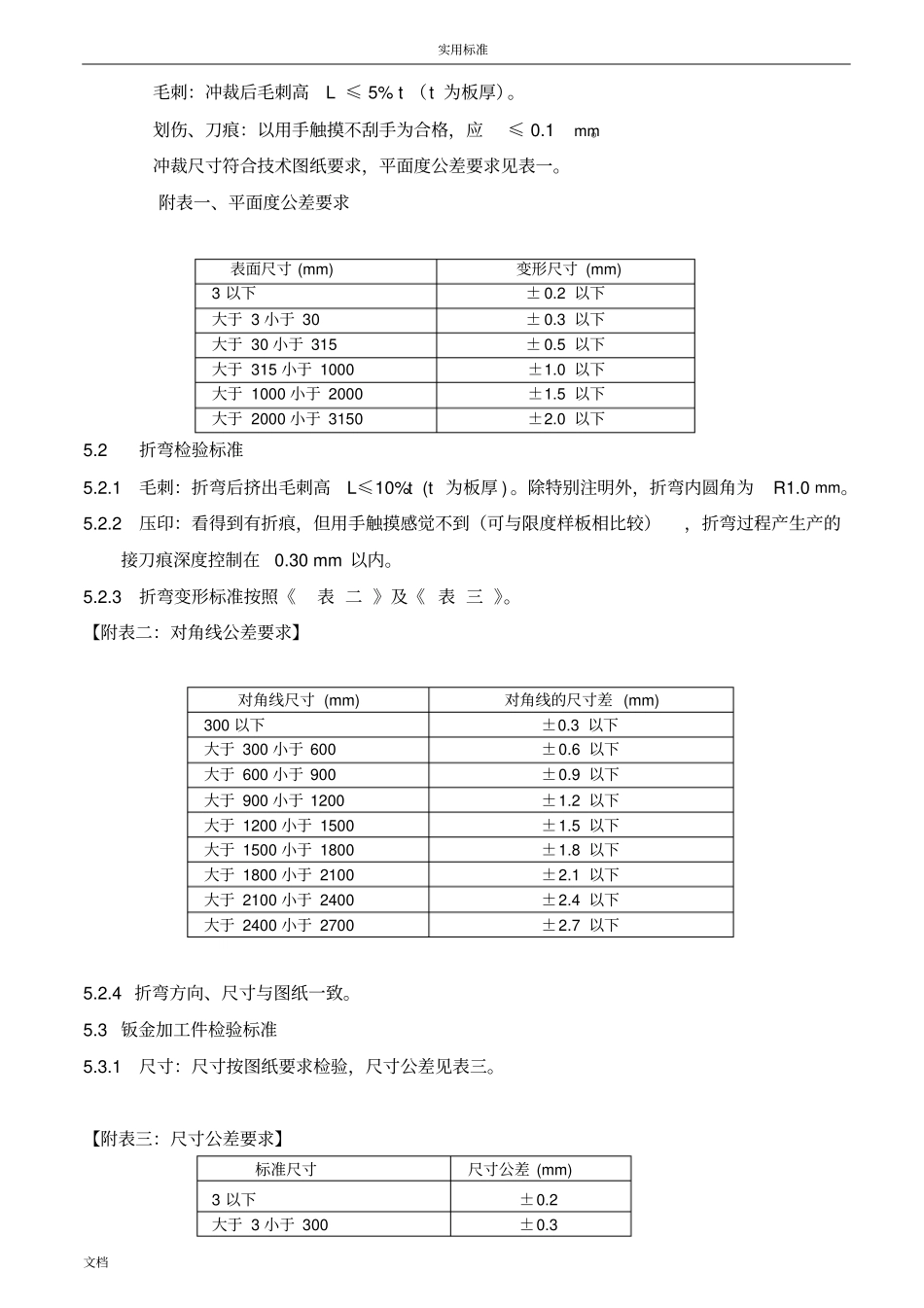 钣金件加工检验通用实用的标准_第2页