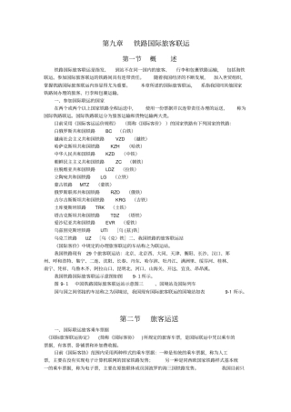 铁路国际旅客联运