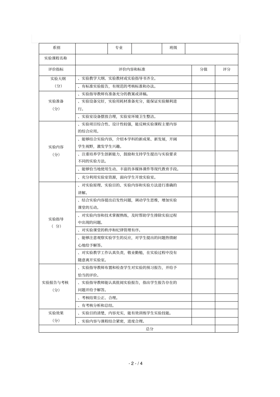铜仁学院试验教学评价体系_第2页