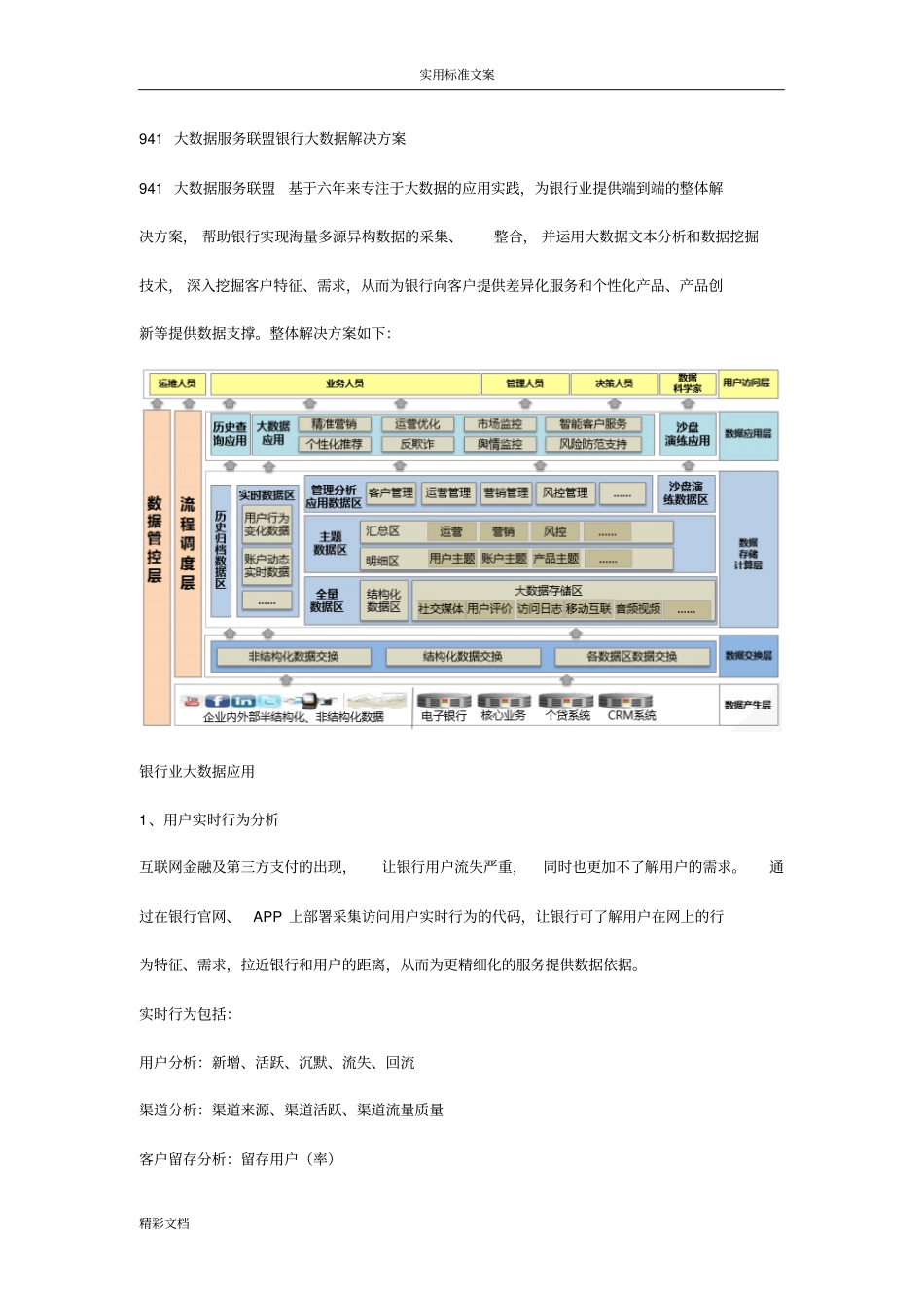 银行的行业大数据解决方案设计_第2页