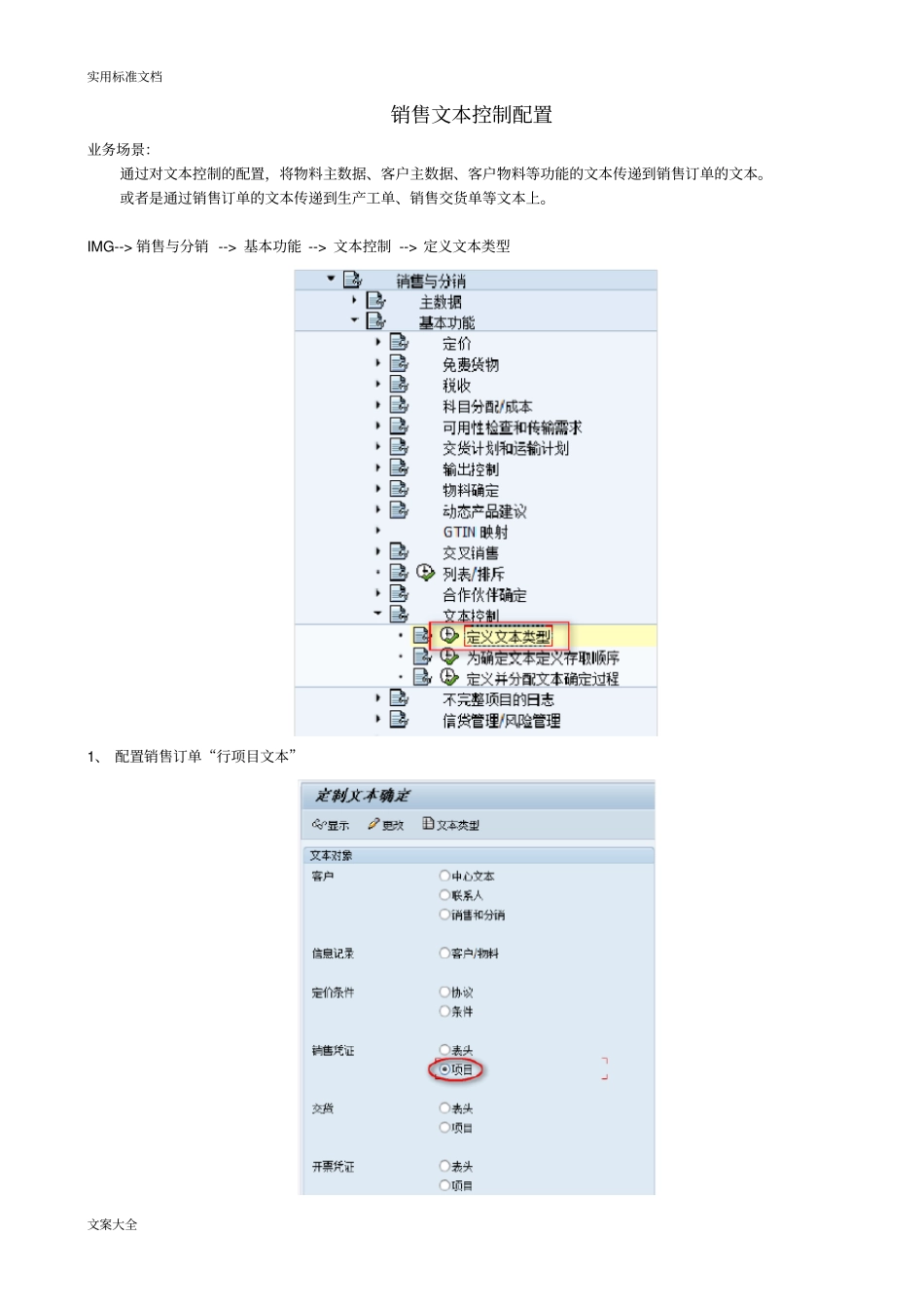 销售订单文本传递到生产工单_第1页