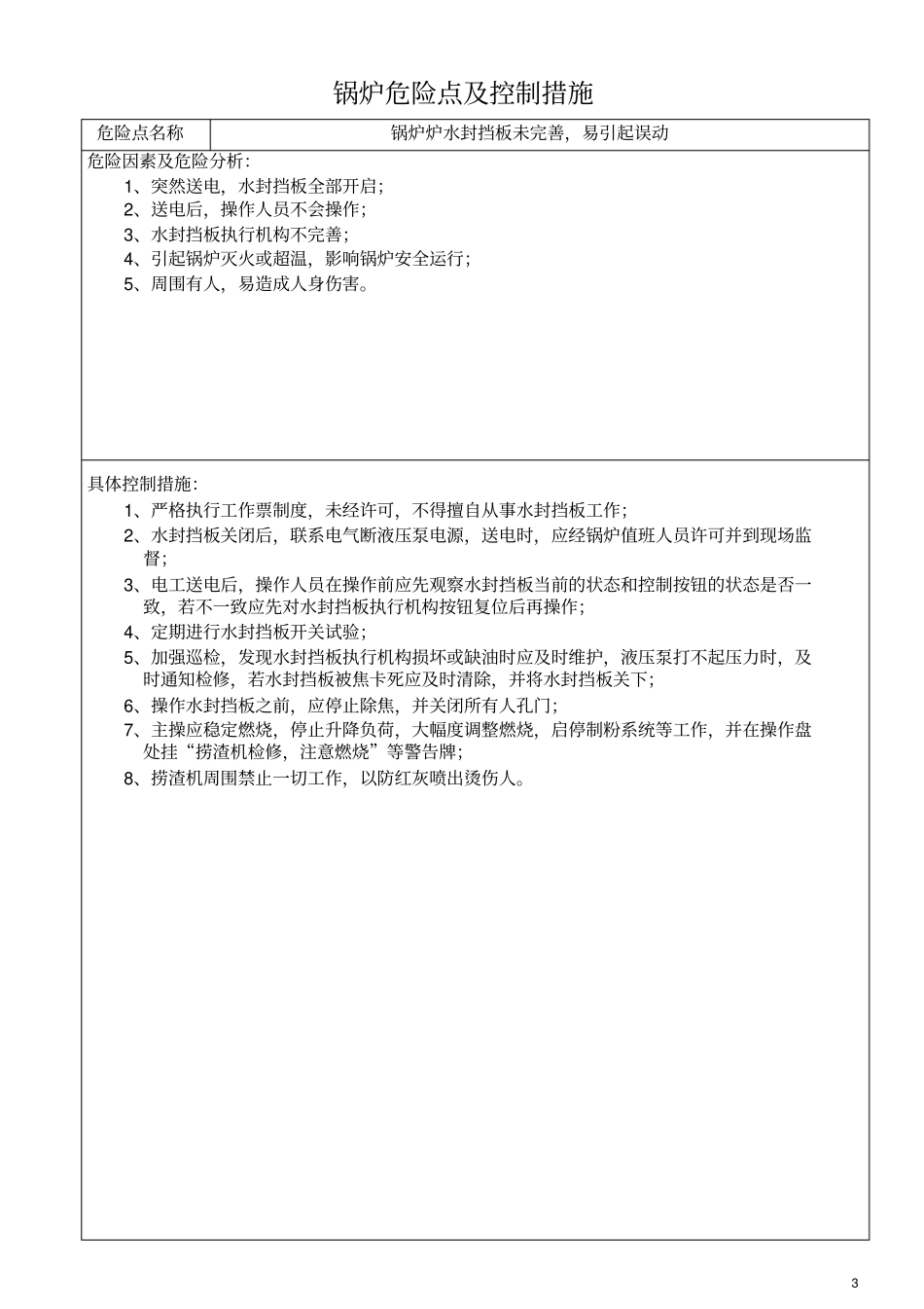 锅炉专业控制的危险点及控制措施36_第3页