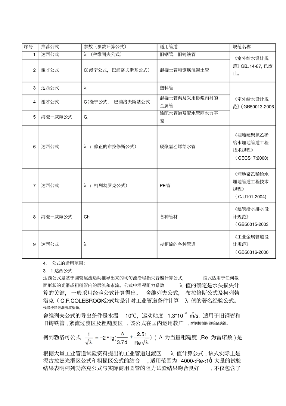 长距离输水管道水力计算公式的选用_第2页