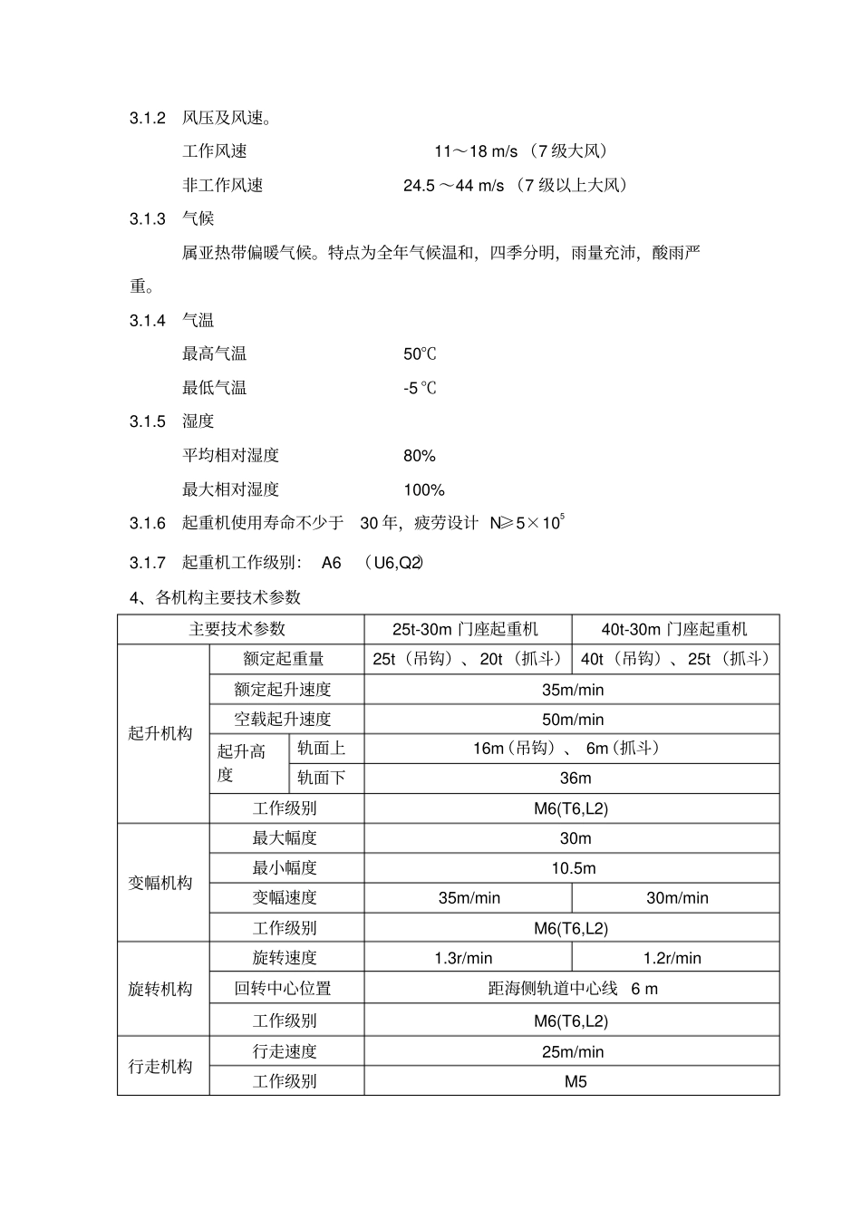 门座起重机技术规格书_第3页