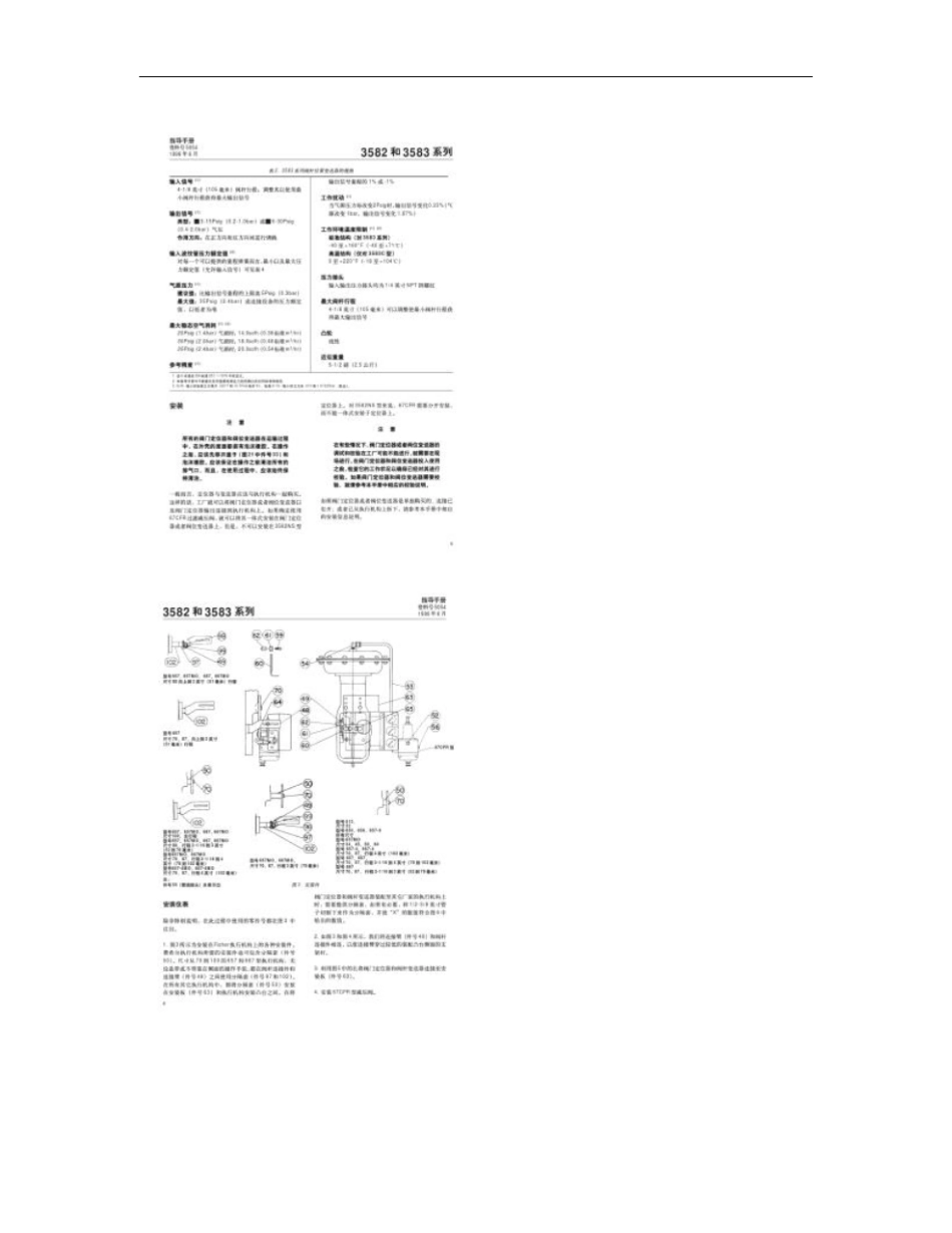 阀门控制附件-定位器_FISHER_3582_说明书中文概要_第3页