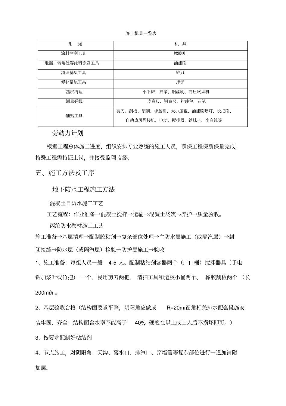 防水工程专项施工方案_第3页