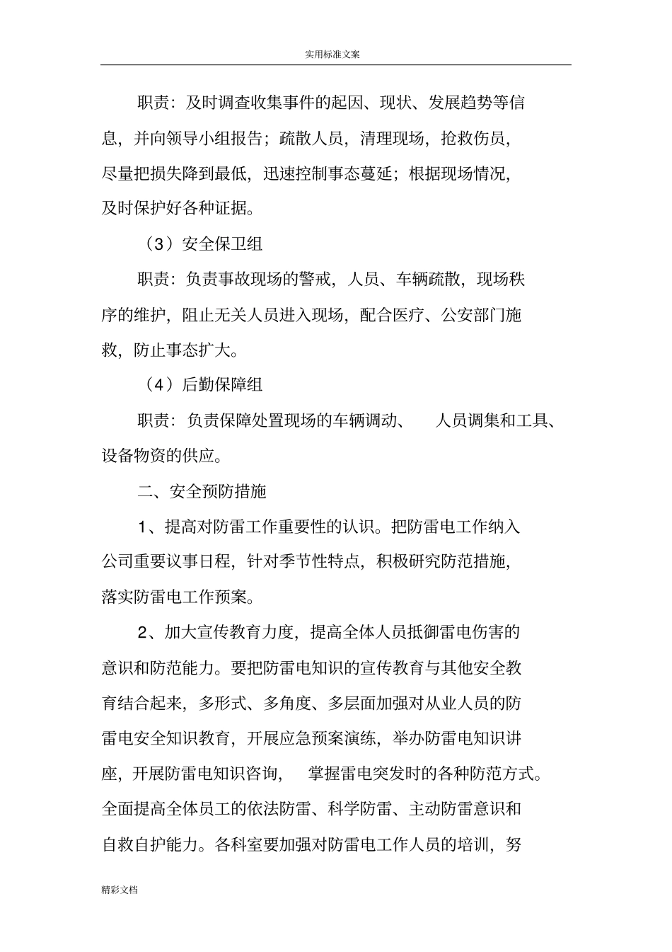 防雷安全系统应急预案等_第2页