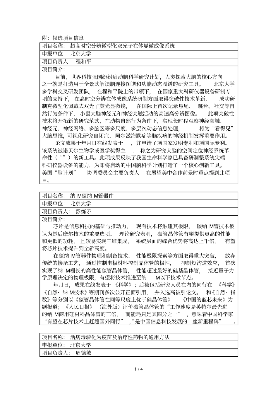 附候选项目信息_第1页