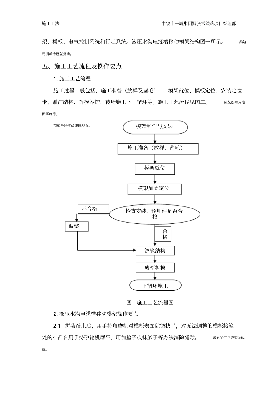 隧道水沟电缆槽自动化台车施工工法_第3页