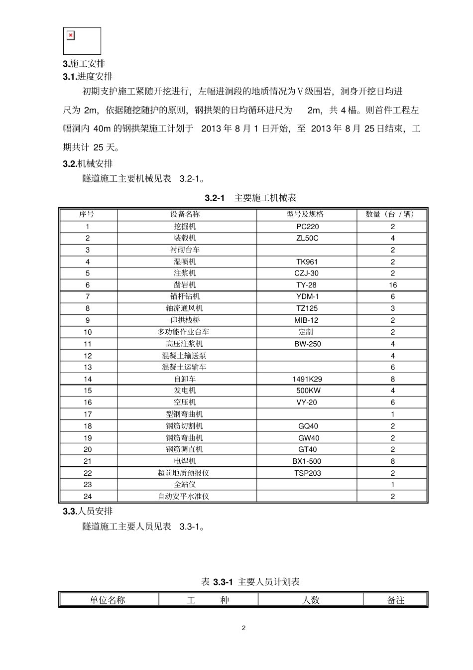 隧道钢拱架施工方案讲解_第3页