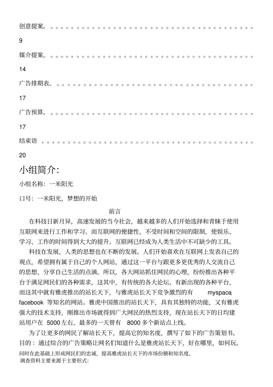雅虎站长天下策划书_第2页