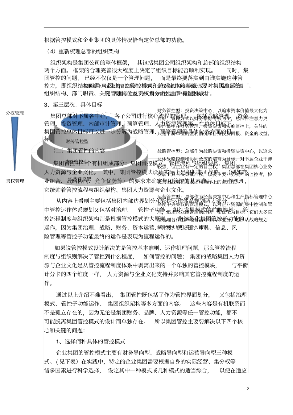 集团管控模式与发展趋势研究_第2页