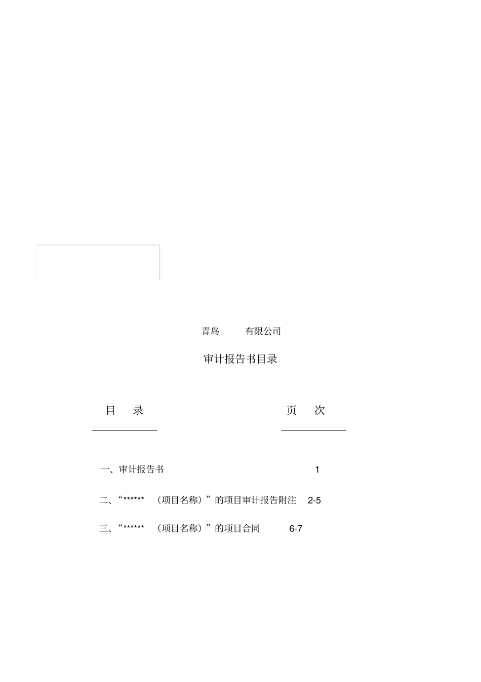 青岛某公司审计报告_第2页