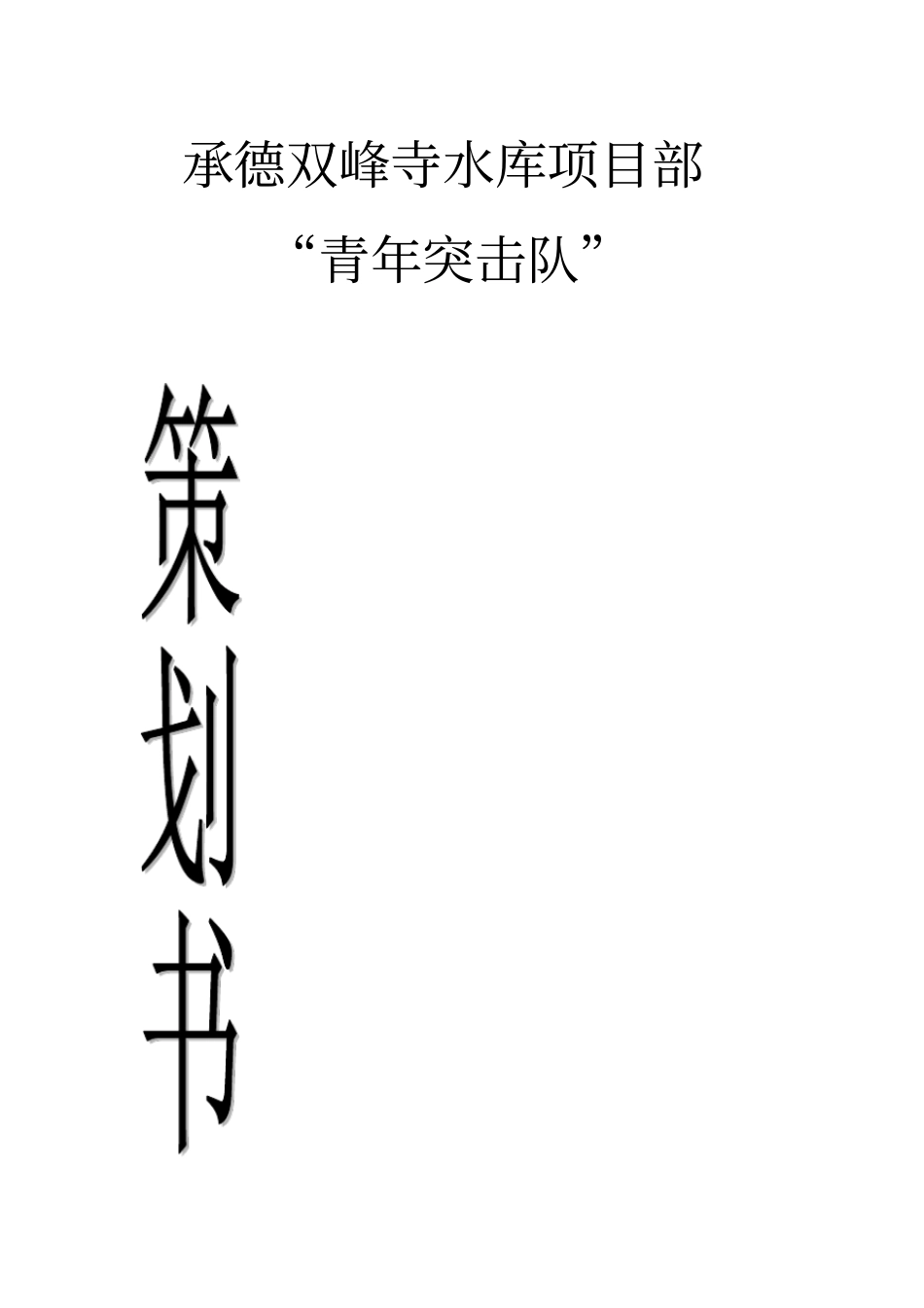 青年突击队策划书正式新版_第1页