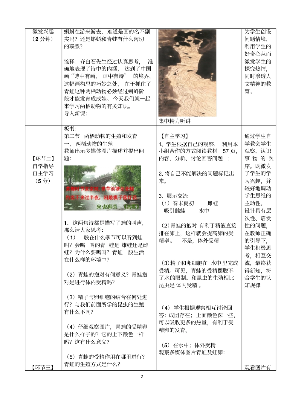 青蛙的生殖和发育_第2页