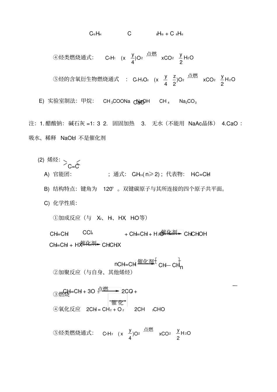 非常详细有机化学知识点归纳_第2页