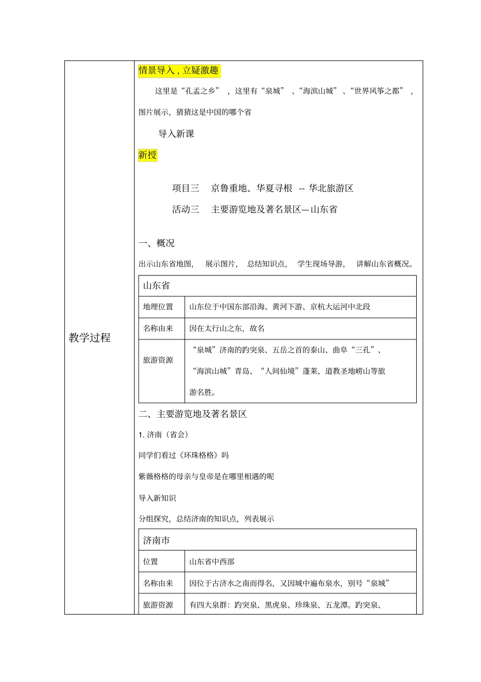 项目三华北旅游区_第2页