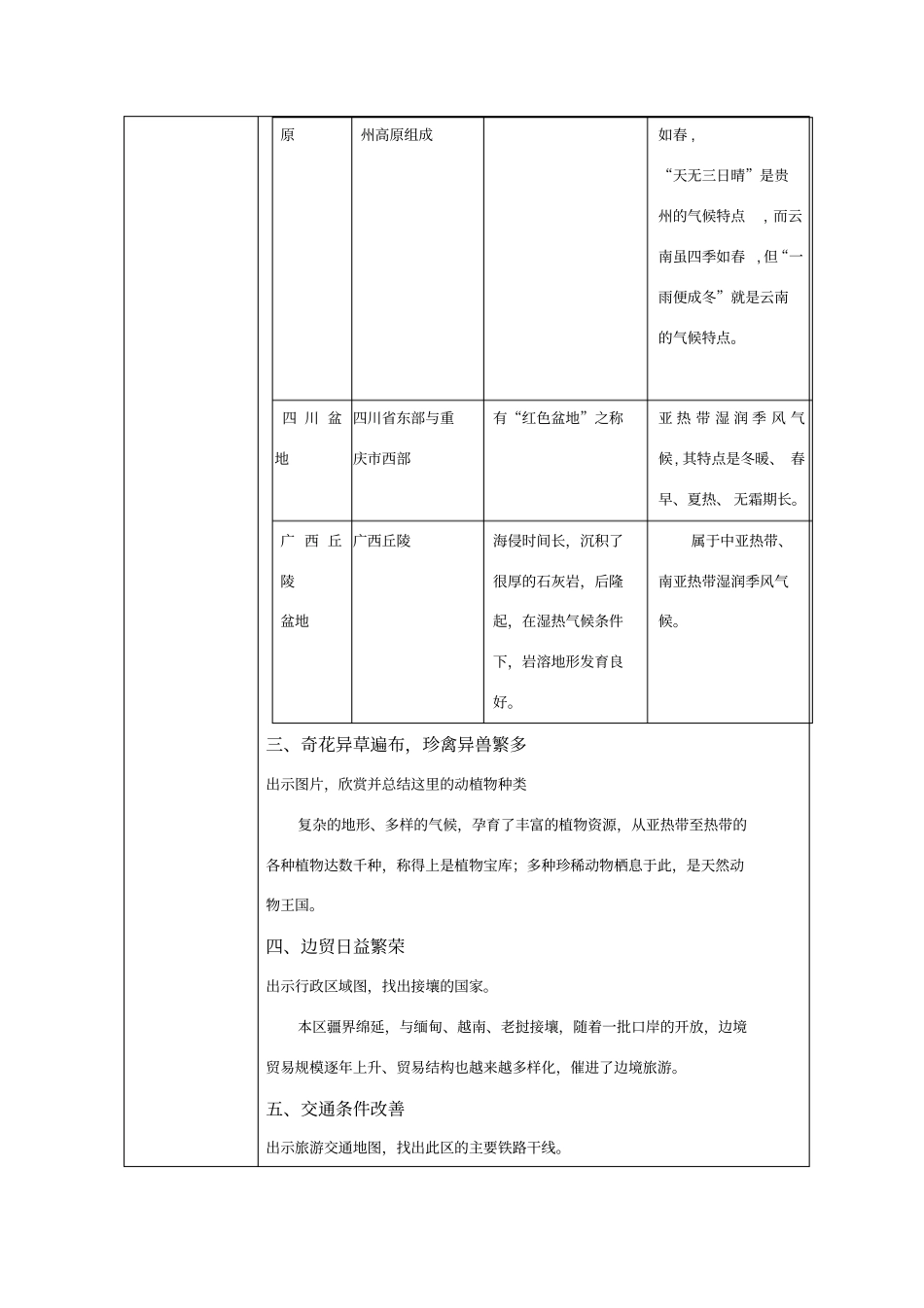 项目八西南旅游区_第3页